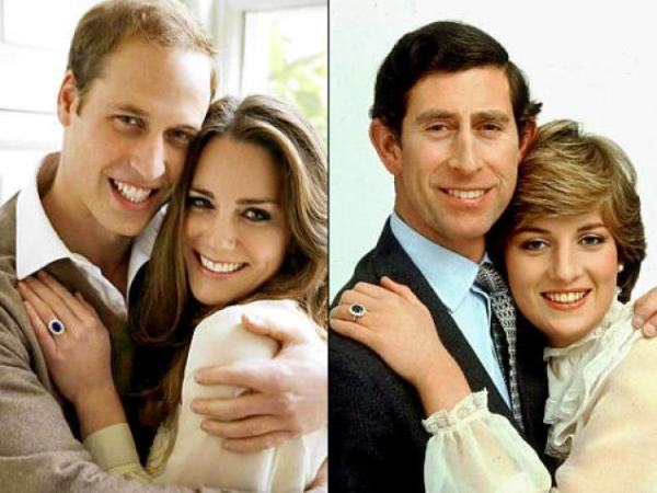 will + kate + charles + diana